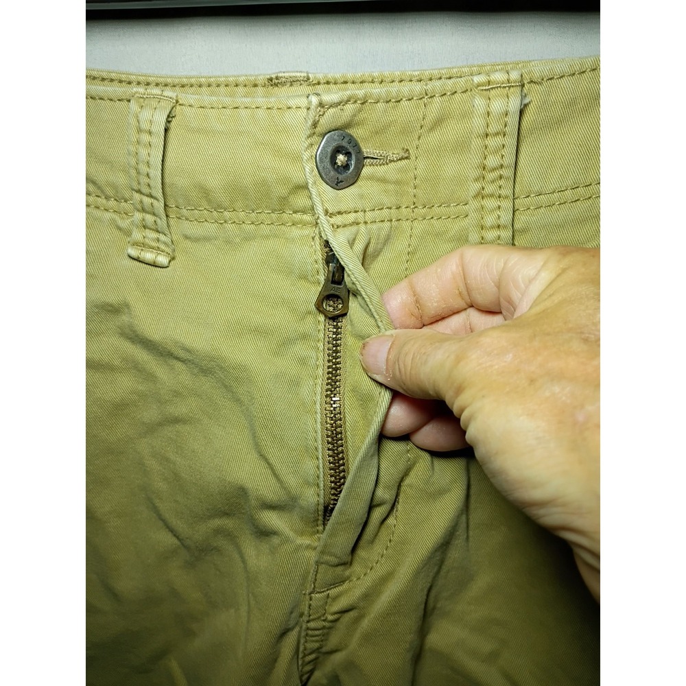 American Eagle Outfitters Longboard Shorts Mens 32 Beige Skater Grunge Bermuda - Picture 5 of 10
